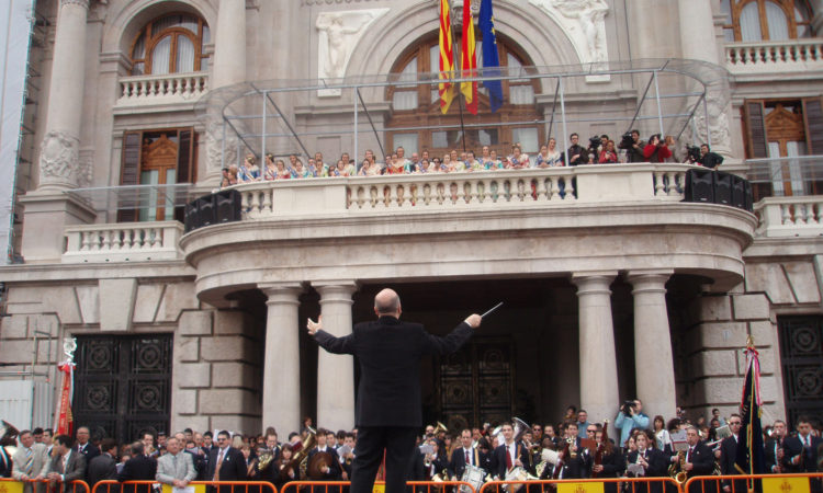 Entrada de Bandas en el anuncio de las Fallas